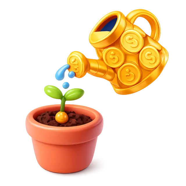 ภาพประกอบคำว่า seed round (รอบระดมทุนแรกสุด)