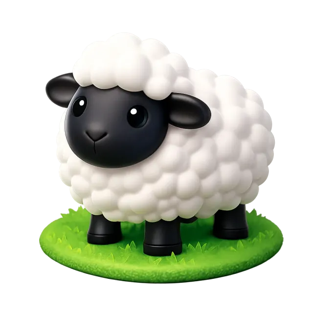 ภาพประกอบคำว่า sheep (แกะ)