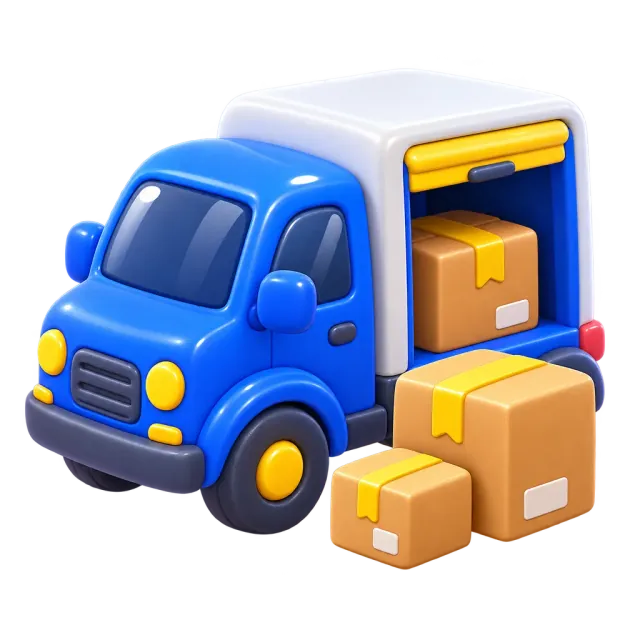 ภาพประกอบคำว่า shipping (การจัดส่ง)