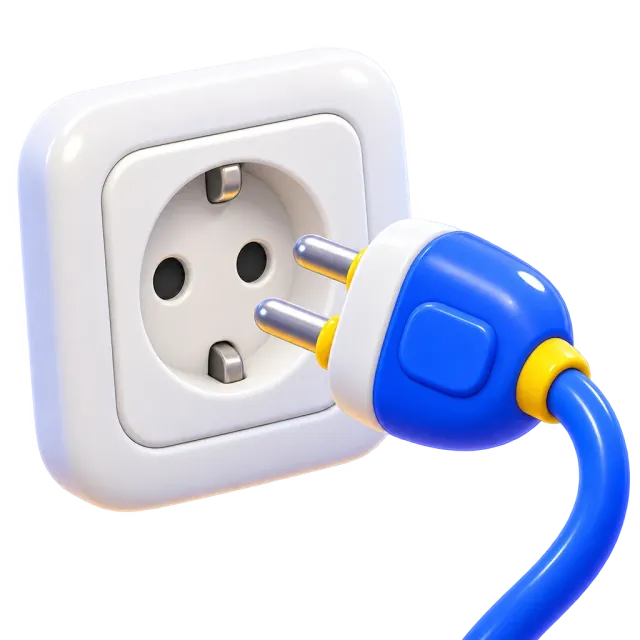 ภาพประกอบคำว่า socket (ปลั๊กไฟ (เต้ารับ))