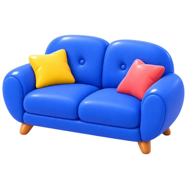 ภาพประกอบคำว่า sofa (โซฟา)
