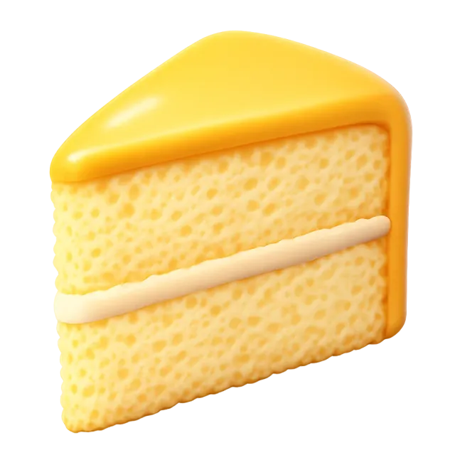 ภาพประกอบคำว่า sponge cake (เค้กเนื้อนุ่มฟู (สปันจ์เค้ก))