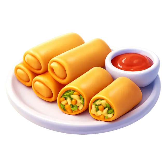 ภาพประกอบคำว่า spring roll (ปอเปี๊ยะ)