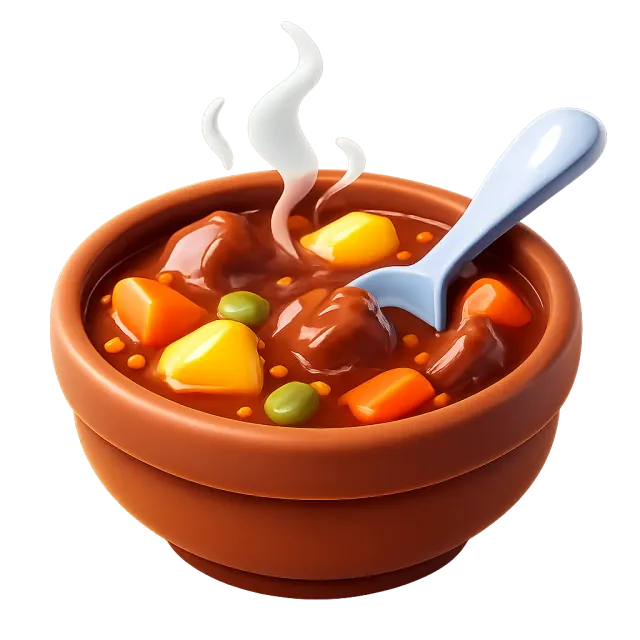 ภาพประกอบคำว่า stew (สตูว์ / อาหารตุ๋นน้ำข้น)