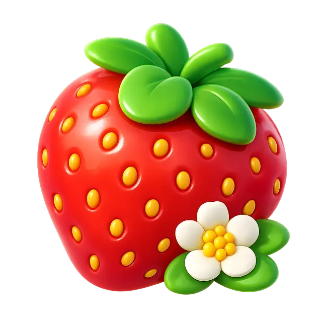 ภาพประกอบคำว่า strawberry (สตรอว์เบอร์รี่)