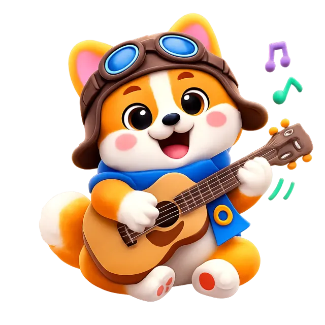ภาพประกอบคำว่า strum (ดีดสายกีตาร์)