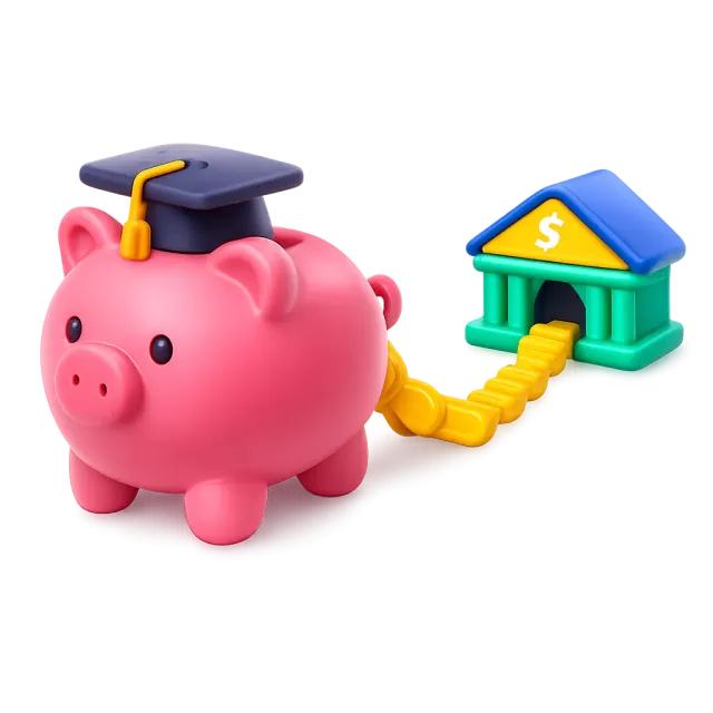 ภาพประกอบคำว่า student loan (เงินกู้เพื่อการศึกษา)