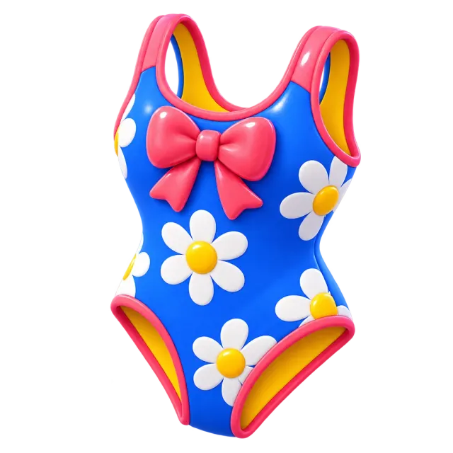 ภาพประกอบคำว่า swimsuit (ชุดว่ายน้ำ)