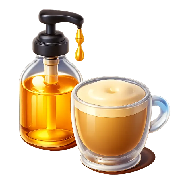 ภาพประกอบคำว่า syrup (ไซรัป / น้ำเชื่อม)