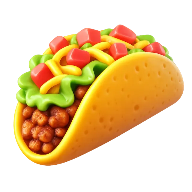ภาพประกอบคำว่า taco (ทาโก้)