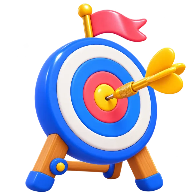 ภาพประกอบคำว่า target (เป้าหมาย / เป้ายอดขาย)