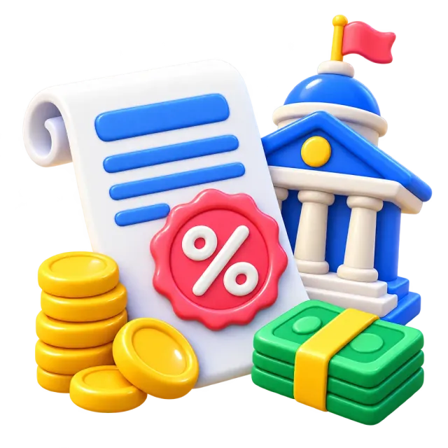 ภาพประกอบคำว่า tax (ภาษี)