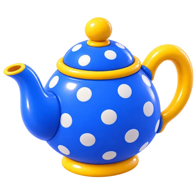 ภาพประกอบคำว่า teapot (กาน้ำชา)