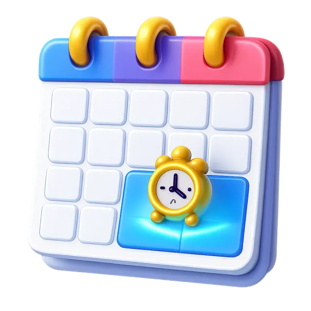 ภาพประกอบคำว่า time slot (ช่วงเวลา (ในตาราง))