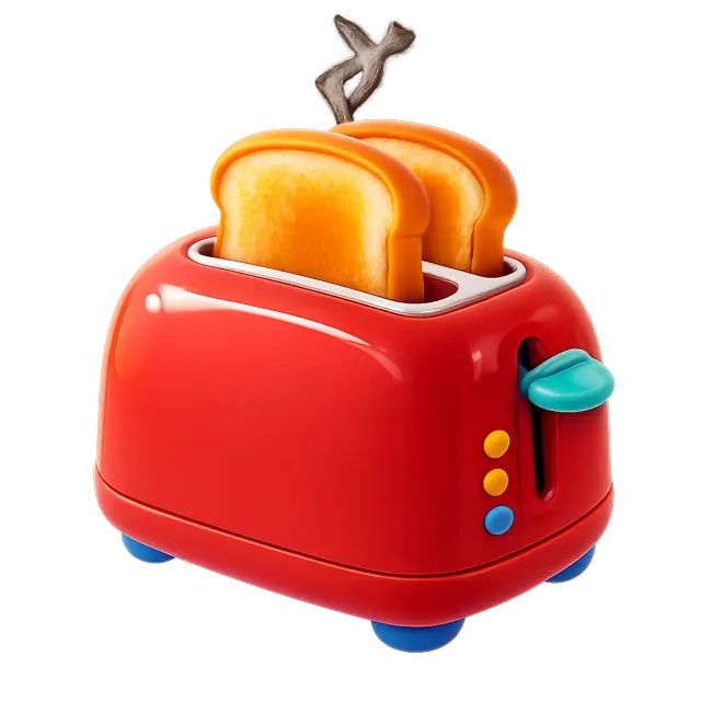 ภาพประกอบคำว่า toaster (เครื่องปิ้งขนมปัง)