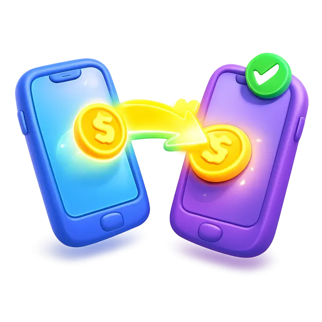 ภาพประกอบคำว่า transaction (ธุรกรรม / รายการโอนเงิน)