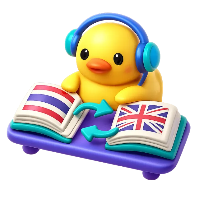 ภาพประกอบคำว่า translator (นักแปล)