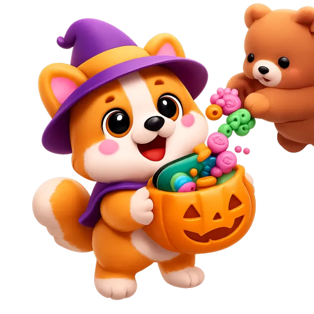 ภาพประกอบคำว่า trick or treat (หลอกหรือเลี้ยง (ขอขนมวันฮาโลวีน))