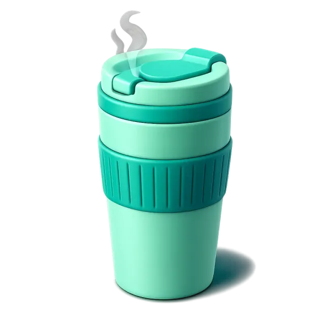 ภาพประกอบคำว่า tumbler (แก้วเก็บอุณหภูมิ (แก้วพกพา))
