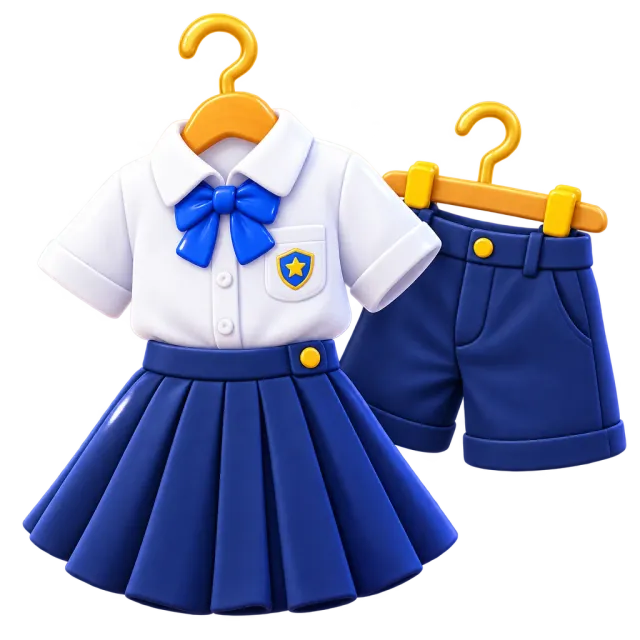 ภาพประกอบคำว่า uniform (ชุดนักเรียน, เครื่องแบบ)
