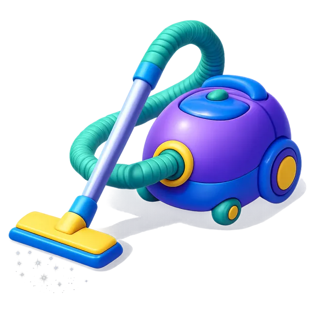 ภาพประกอบคำว่า vacuum cleaner (เครื่องดูดฝุ่น)