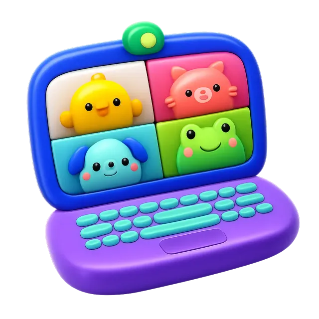 ภาพประกอบคำว่า video call (การคุยผ่านวิดีโอ)