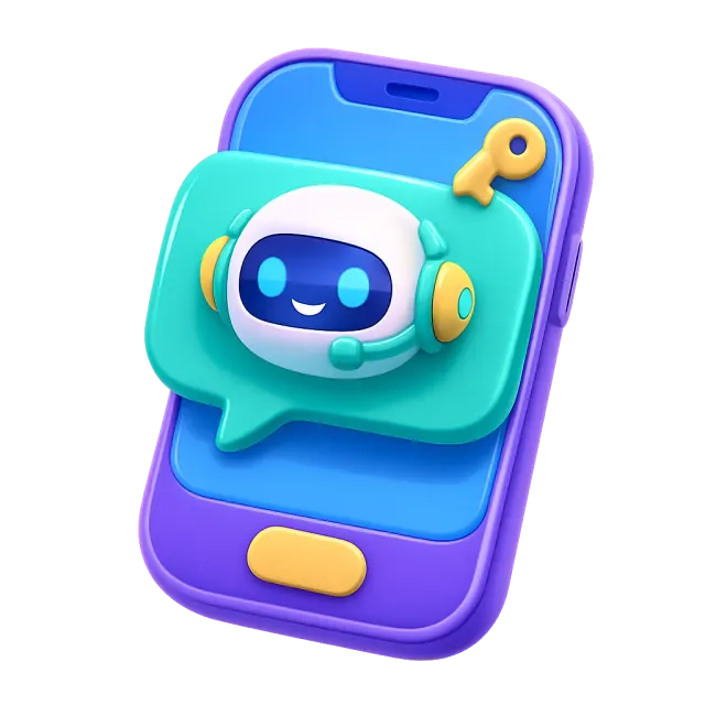 ภาพประกอบคำว่า virtual assistant (ผู้ช่วยอัตโนมัติในแชต/แอป)