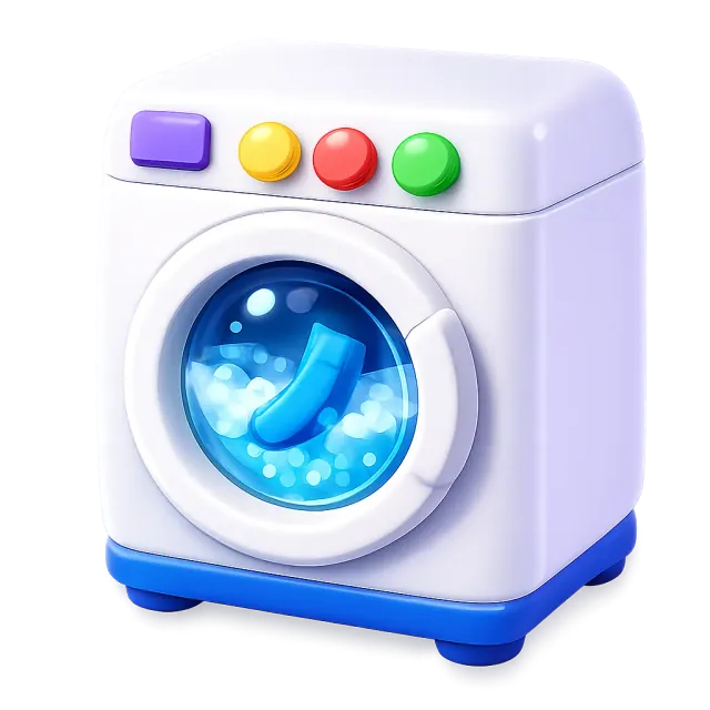 ภาพประกอบคำว่า washing machine (เครื่องซักผ้า)