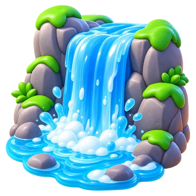 ภาพประกอบคำว่า waterfall (น้ำตก)