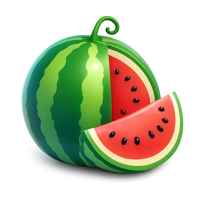 ภาพประกอบคำว่า watermelon (แตงโม)