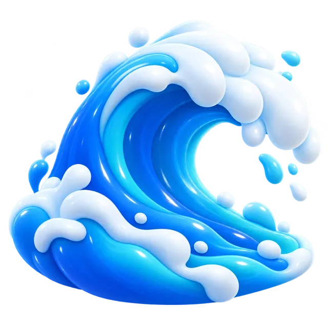 ภาพประกอบคำว่า wave (คลื่น)