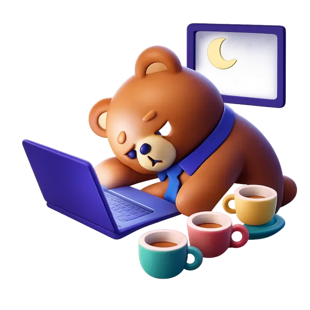 ภาพประกอบคำว่า workaholic (คนบ้างาน)