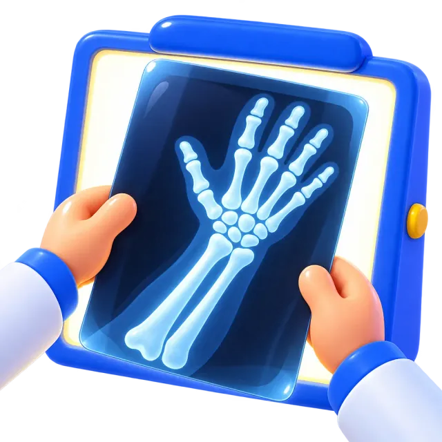ภาพประกอบคำว่า X-ray (เอกซเรย์)