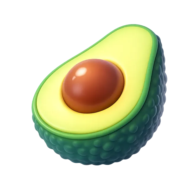 ภาพประกอบคำว่า avocado (อะโวคาโด)