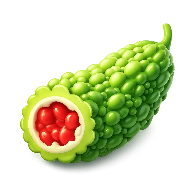 ภาพประกอบคำว่า bitter gourd (มะระ)
