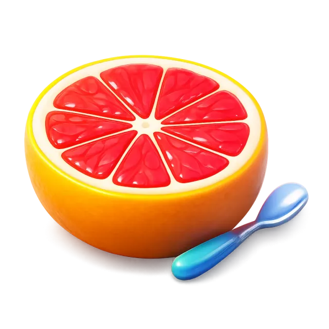 ภาพประกอบคำว่า grapefruit (เกรปฟรุต)