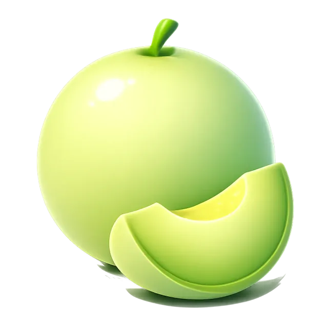 ภาพประกอบคำว่า honeydew (เมลอนเนื้อเขียว (ฮันนี่ดิว))