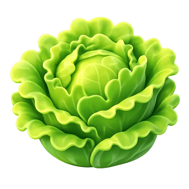 ภาพประกอบคำว่า lettuce (ผักกาดหอม)