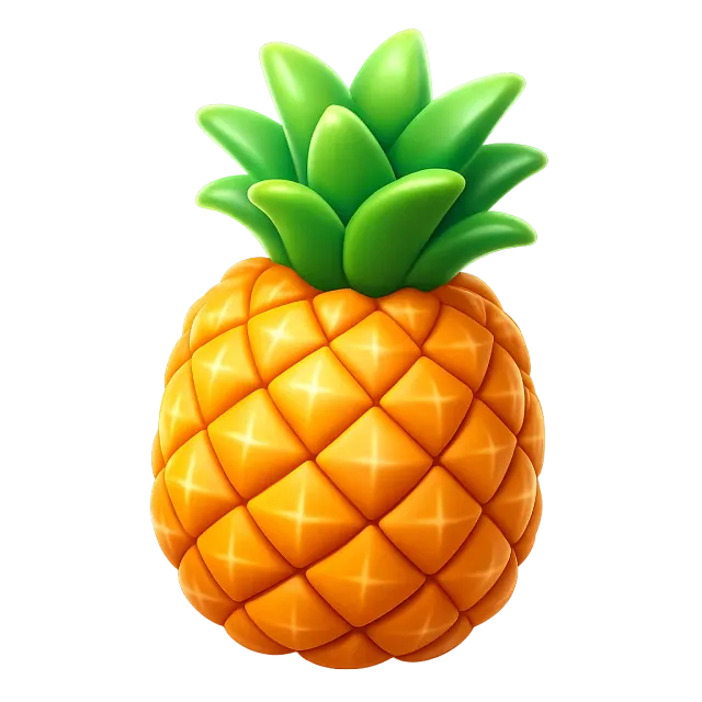 ภาพประกอบคำว่า pineapple (สับปะรด)