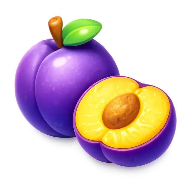 ภาพประกอบคำว่า plum (ลูกพลัม)