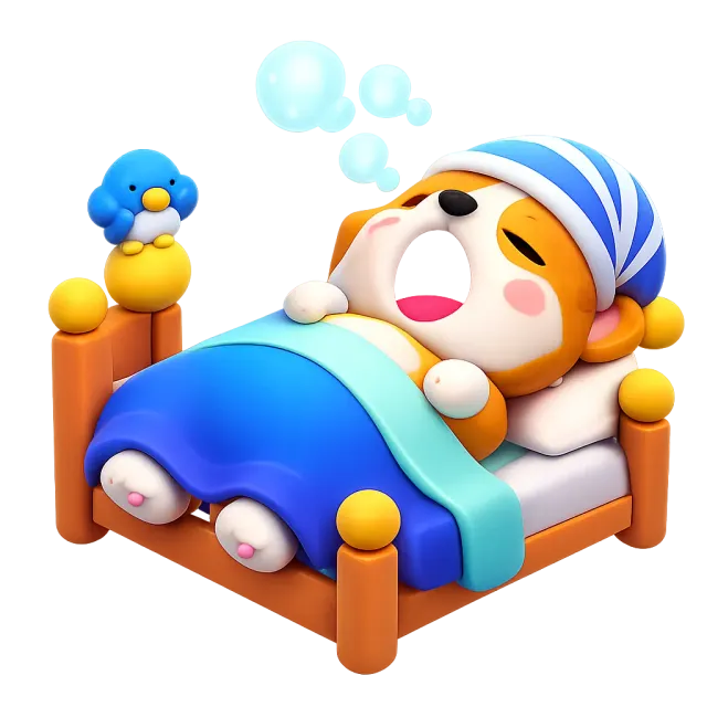 ภาพประกอบคำว่า snore (นอนกรน)